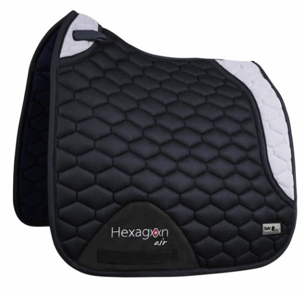 Hexagon Air Mesh 3D - Dressyrschabrak Svart